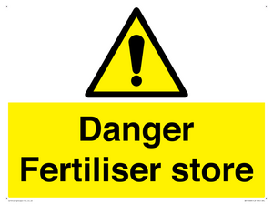 Danger Fertiliser store